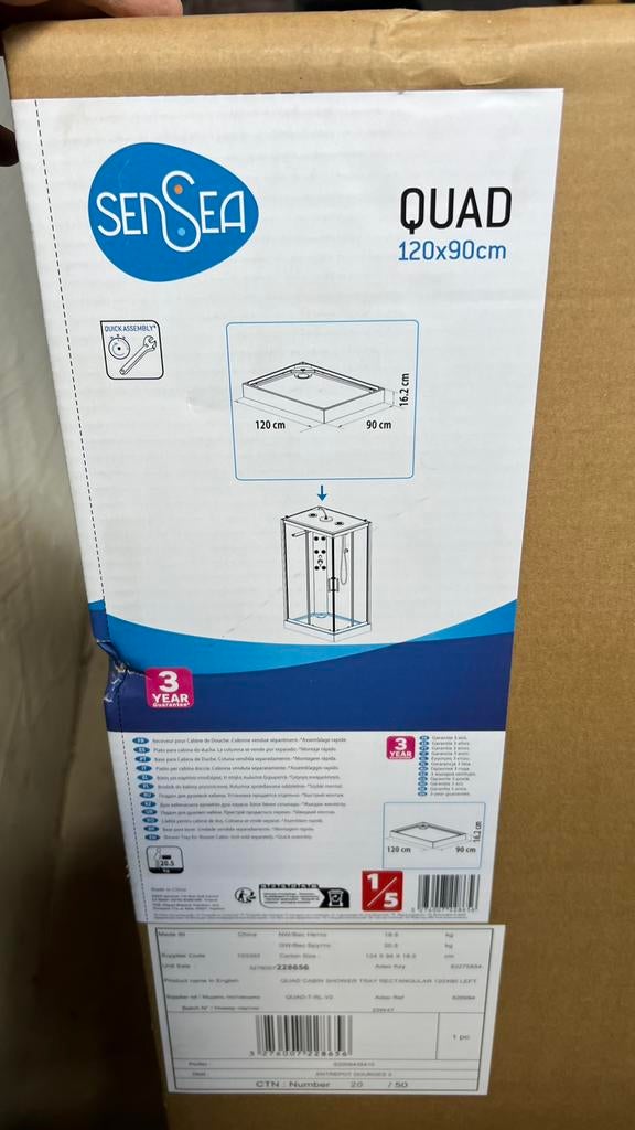 Douchebak, Doe-het-zelf en Bouw, Ophalen of Verzenden, Nieuw, Douche