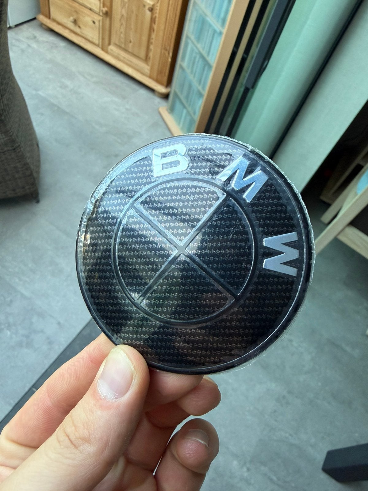 BMW Emblemen Logo Carbon, Enlèvement ou Envoi, BMW