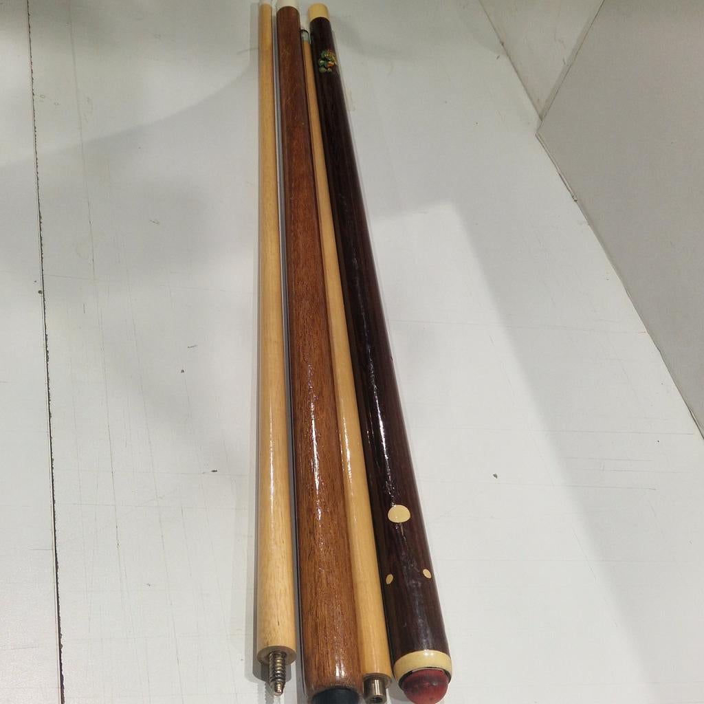 Set van 2 x biljartkeu ,  biljart keu , oa Treme, Enlèvement ou Envoi, Utilisé, Queue ou Boules