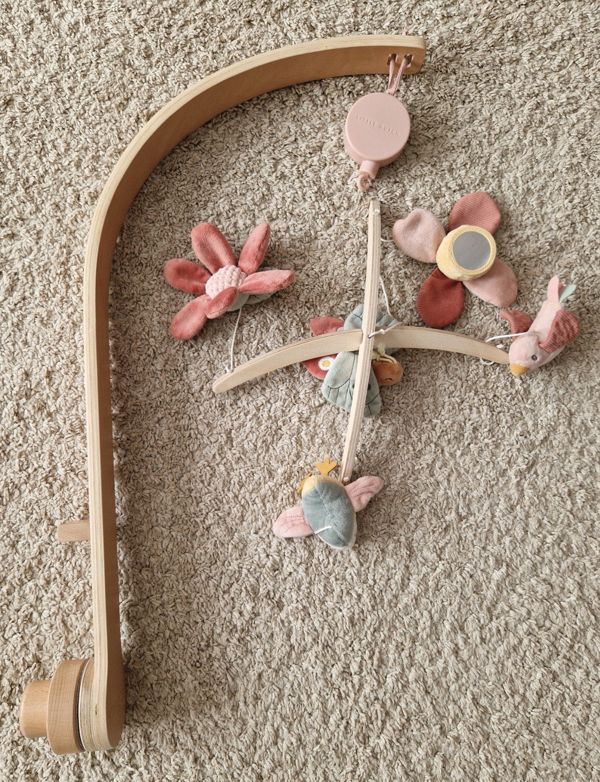 Little Dutch muziekmobiel/boxmobiel, Kinderen en Baby's, Ophalen, Zo goed als nieuw, Mobiel, Met geluid
