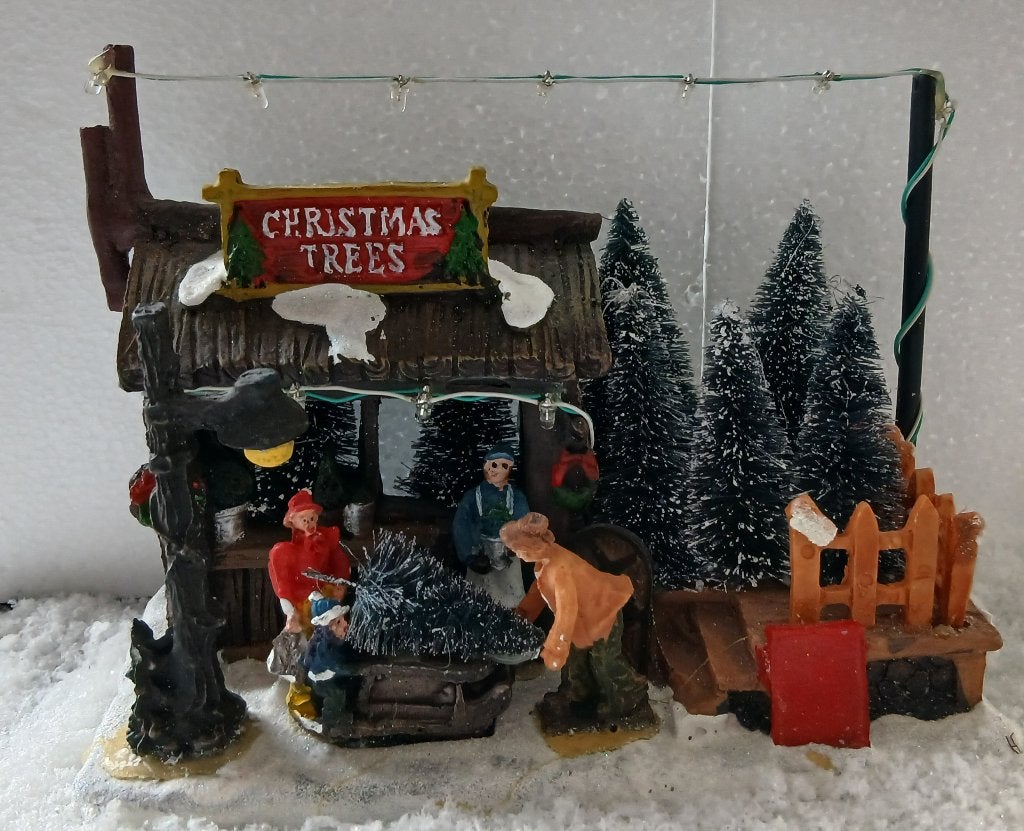 Kerstdorp Christmas trees, Diversen, Ophalen, Zo goed als nieuw