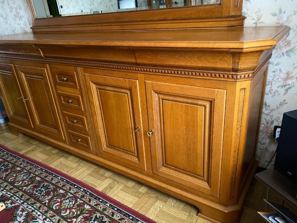 dressoir, barkast en tafel + stoelen in goede staat, Huis en Inrichting, Ophalen, Gebruikt