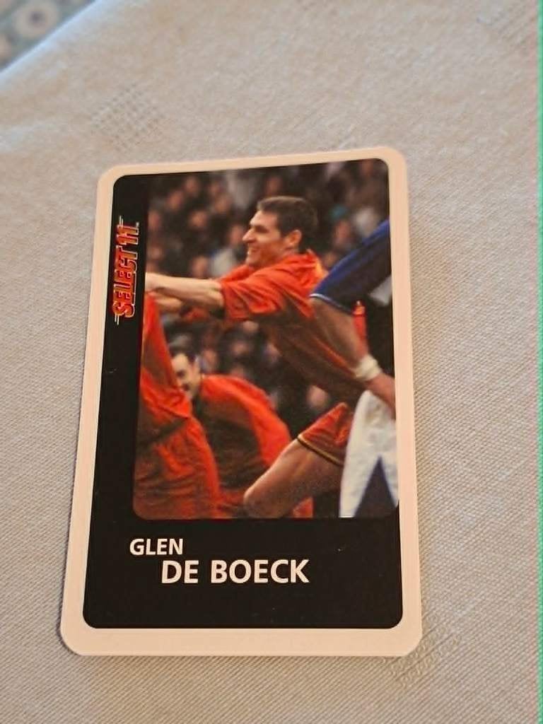 Voetbalkaart : Glen De Boeck / Rode Duivels / 2000, Enlèvement ou Envoi, Comme neuf, Cartes de joueur