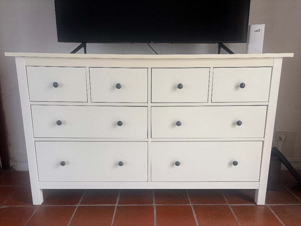 Hemnes ladekast (8 lades), Ophalen, Gebruikt, 5 laden of meer, 150 tot 200 cm