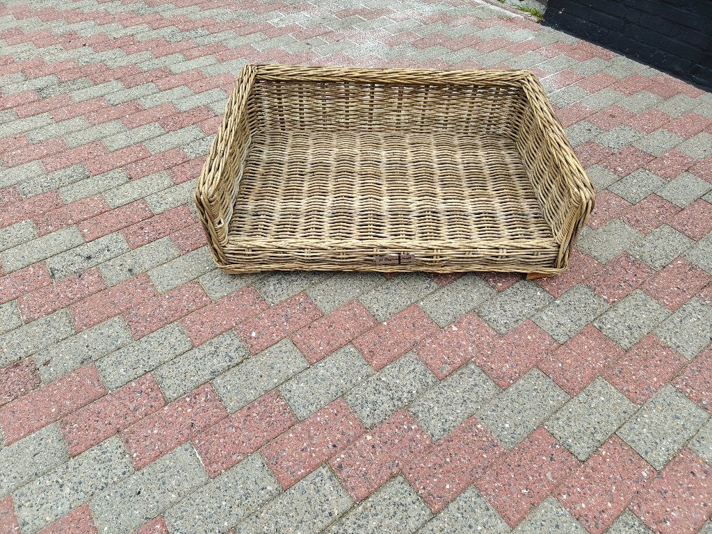 Rotan hondenmand, Dieren en Toebehoren, Hondenmanden, Ophalen, Gebruikt, Riet
