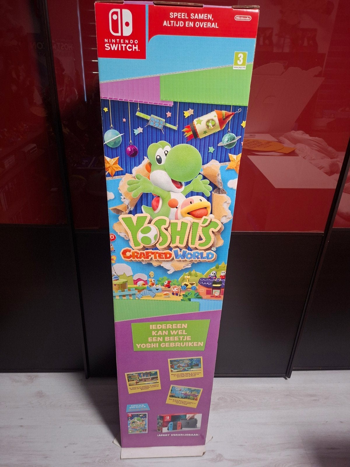Official Nintendo Switch Yoshi's Crafted World Store Display, Enlèvement