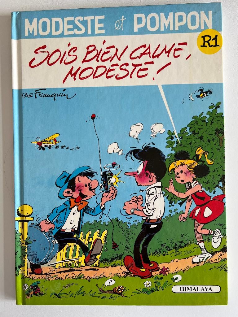 BD Modeste et Pompon Sois bien calme, Modeste !, Livres, Enlèvement ou Envoi, Une BD, Utilisé, Franquin