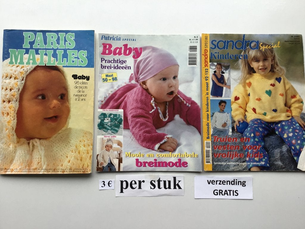 3 livres à tricoter pour enfants à 3€ et livraison gratuite, Hobby & Loisirs créatifs, Tricot & Crochet, Enlèvement ou Envoi, Comme neuf