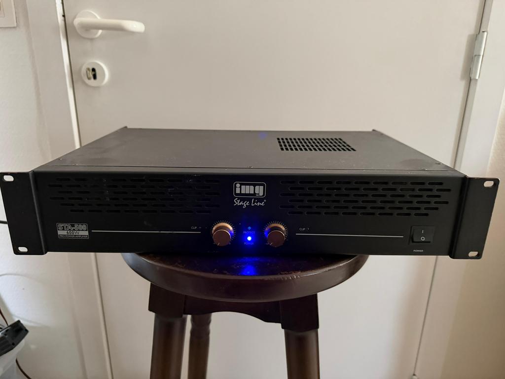 IMG Stage Line STA-500 Versterker–600W–Krachtige Pro Power, Audio, Tv en Foto, Versterkers en Ontvangers, Ophalen of Verzenden