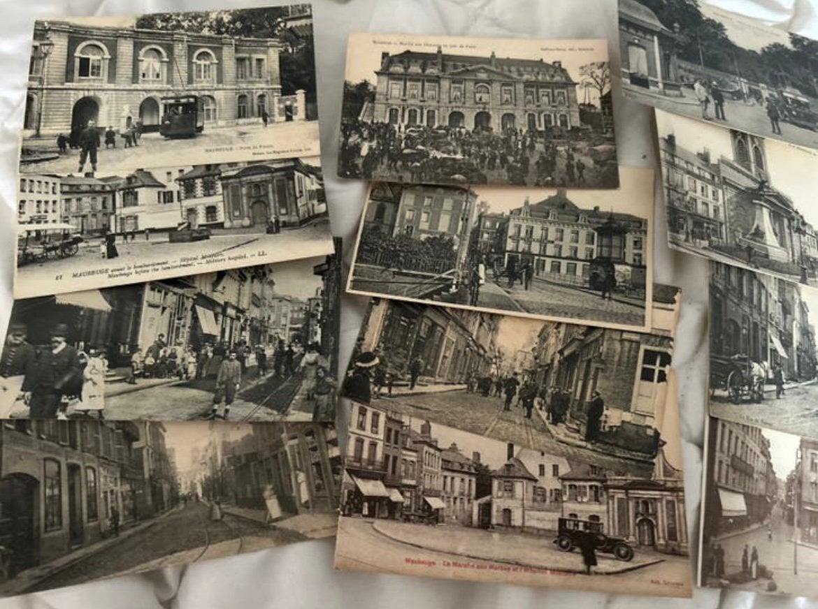 Set oude kaarten van Maubeuge, Verzamelen, Postkaarten | Buitenland, Ophalen of Verzenden