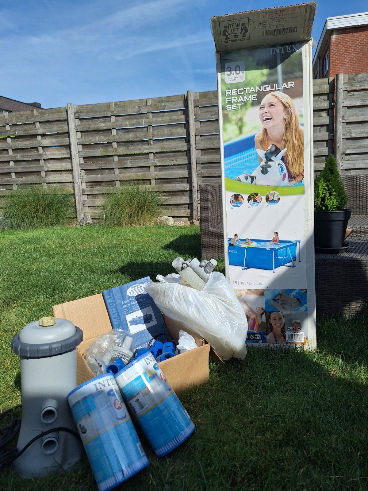 zwembad Intex, Jardin & Terrasse, Enlèvement
