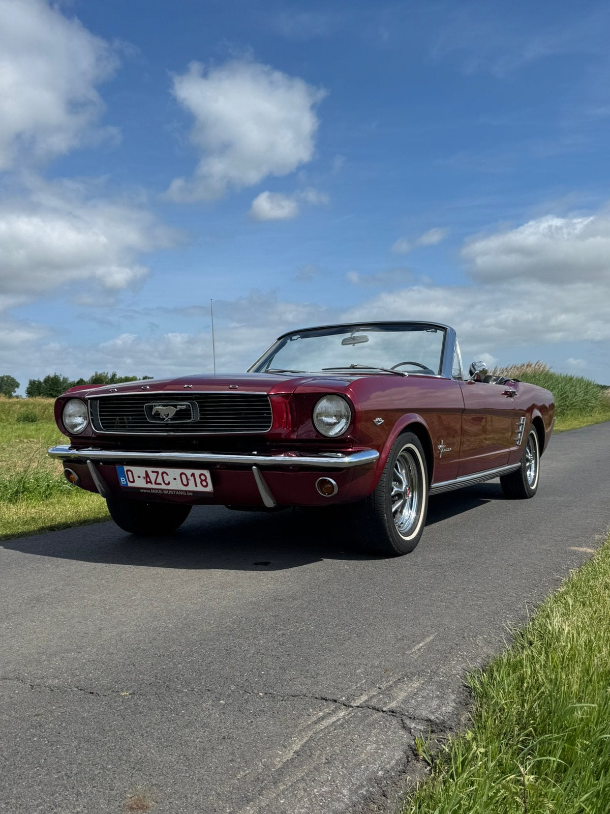 Ford Mustang 1966 V8, Cabriolet, Zwart, Particulier, Ford
