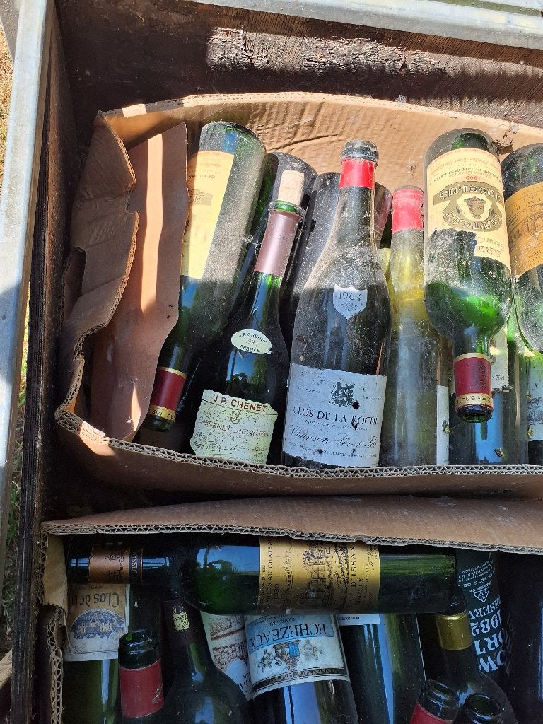 Bouteilles de vins avec belles etiquettes, Enlèvement, France, Vin rouge, Utilisé