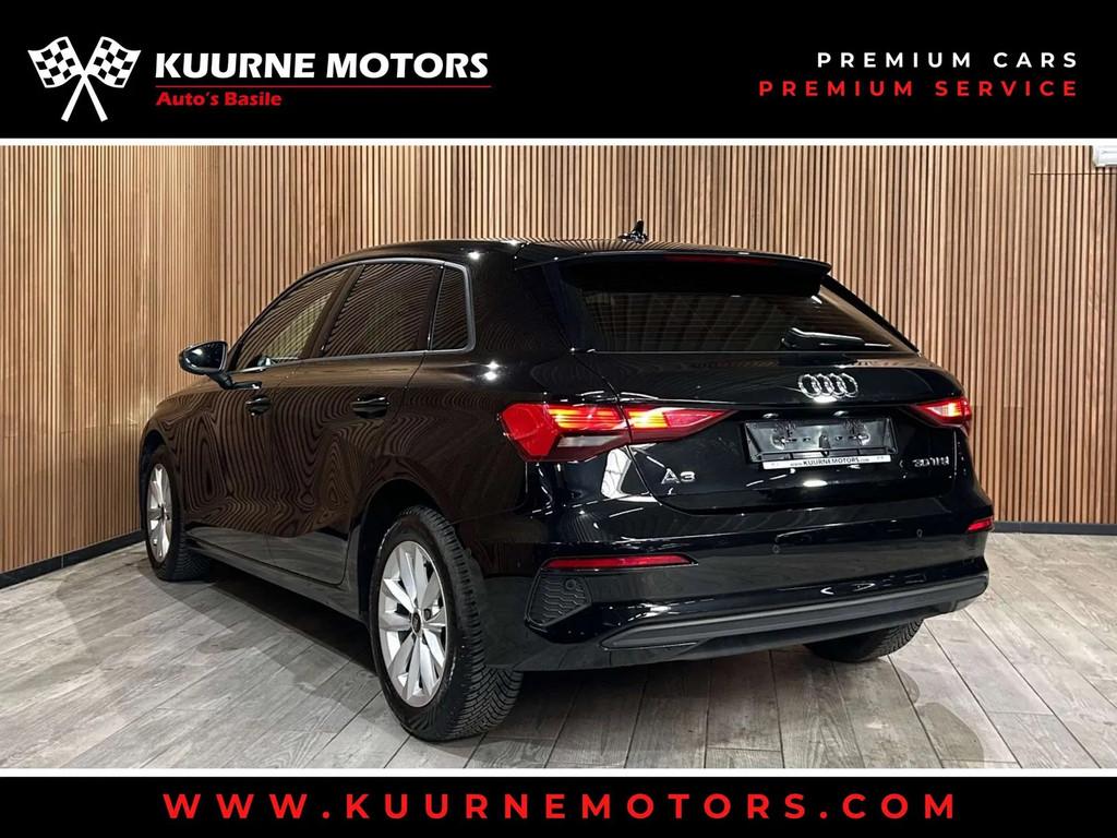 Audi A3 30 TFSI S Tronic Led/Leder/Pdc/Gps *1j garantie*, Automaat, 116 g/km, Bluetooth, Gebruikt