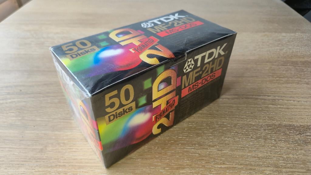 TDK MF-2HD 3.5” Floppy Disks 2HD MS-DOS Sealed, Computers en Software, Herschrijfbaar, Overige typen, Ophalen of Verzenden, Nieuw