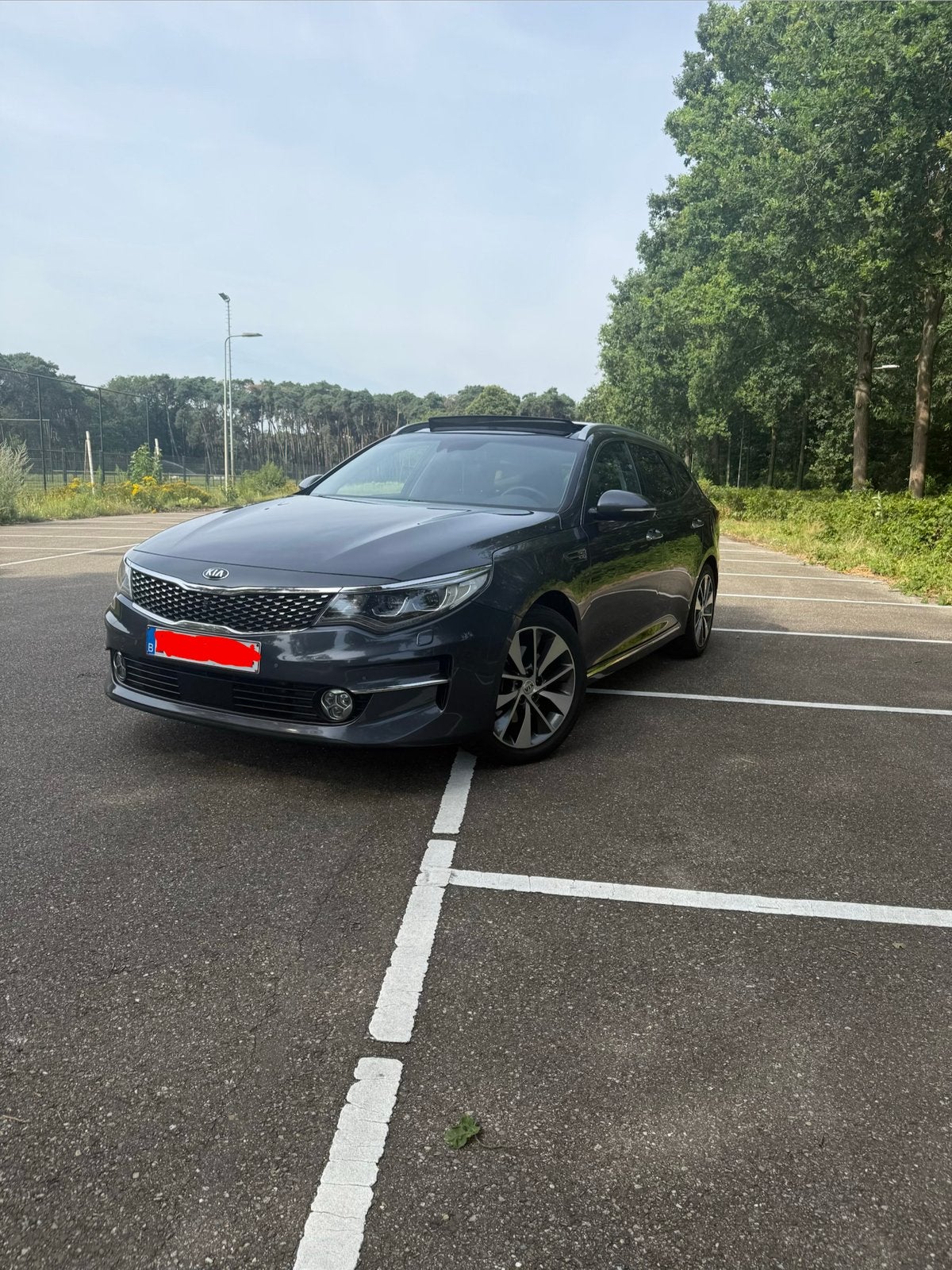 Kia optima sportswagon full option, Dealer onderhouden, Leder, Particulier, Zilver of Grijs