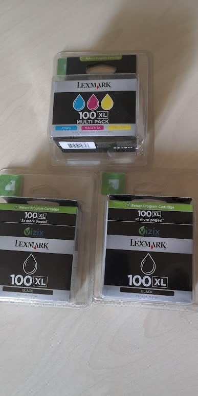 Lexmark nr 100 mulitpack + 2 zwart, Enlèvement ou Envoi, Neuf, Cartridge, Samsung-Xerox-Lexmark