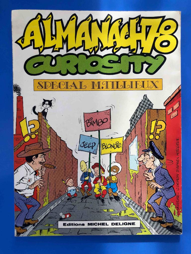 TL Almanach 78 - Spécial Tillieux - Curiosity Deligne, Une BD, Enlèvement, Utilisé, Maurice Tillieux