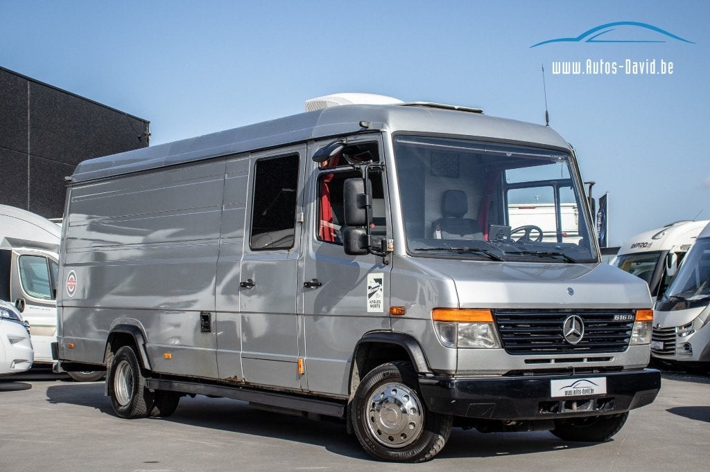 Mercedes-Benz 616D Vario TOURBUS 9 Slaappl. / 9 Zitplaatsen, Buscamper of Camperbus, Caméra de recul, Bedrijf, Koelkast
