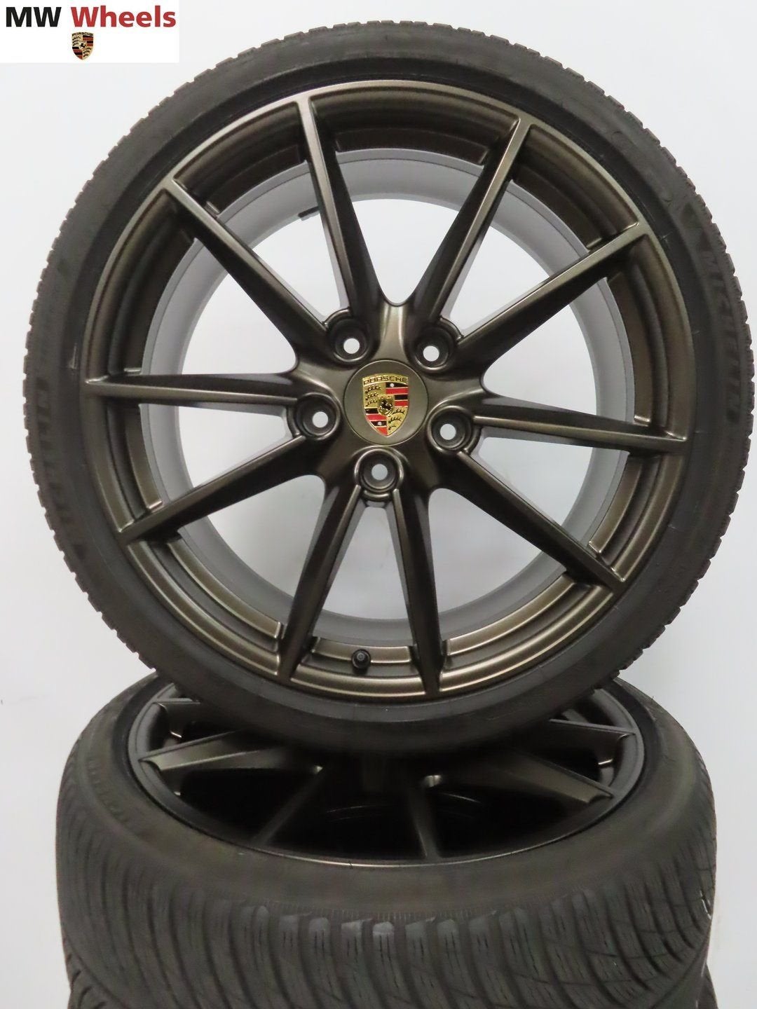 Originele Porsche 911 992 21 inch velgen met winterbanden, Auto-onderdelen, -, -, Banden en Velgen, 20 inch