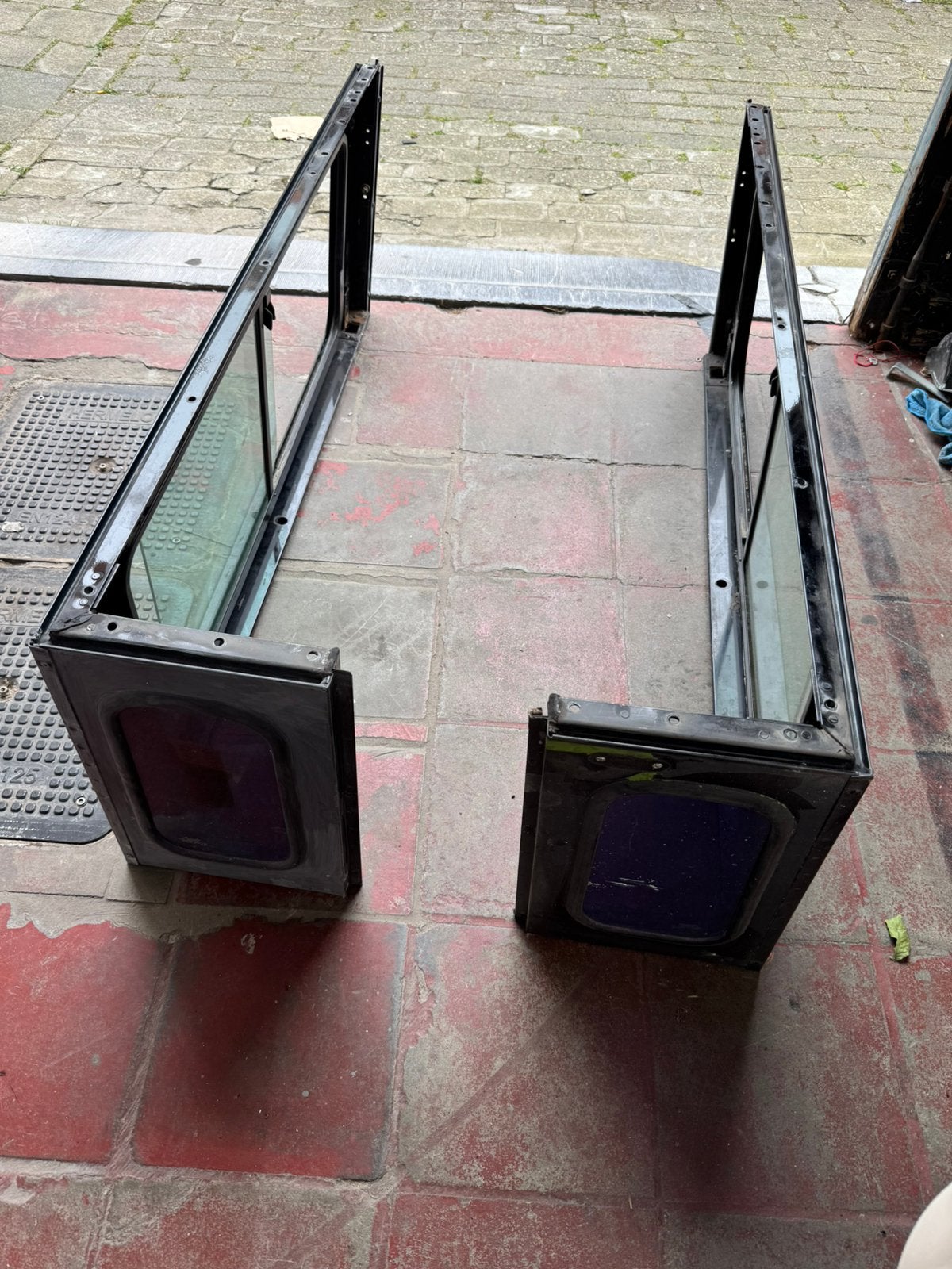 Zijpanelen met ramen defender 110, Enlèvement, Arrière, Land Rover