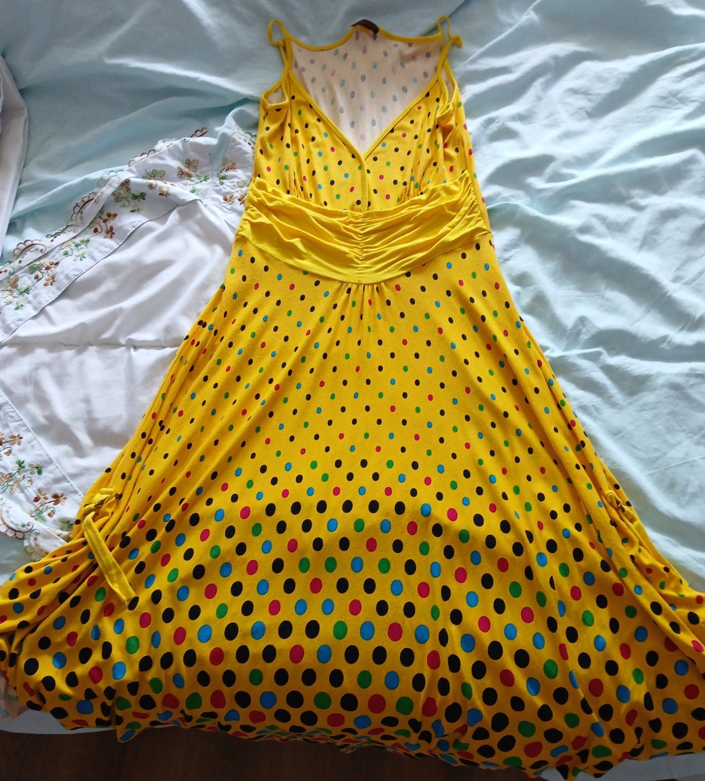 Robe d'été longue jaune sans manches pour femme, Autres types, Comme neuf, Rotana, Jaune