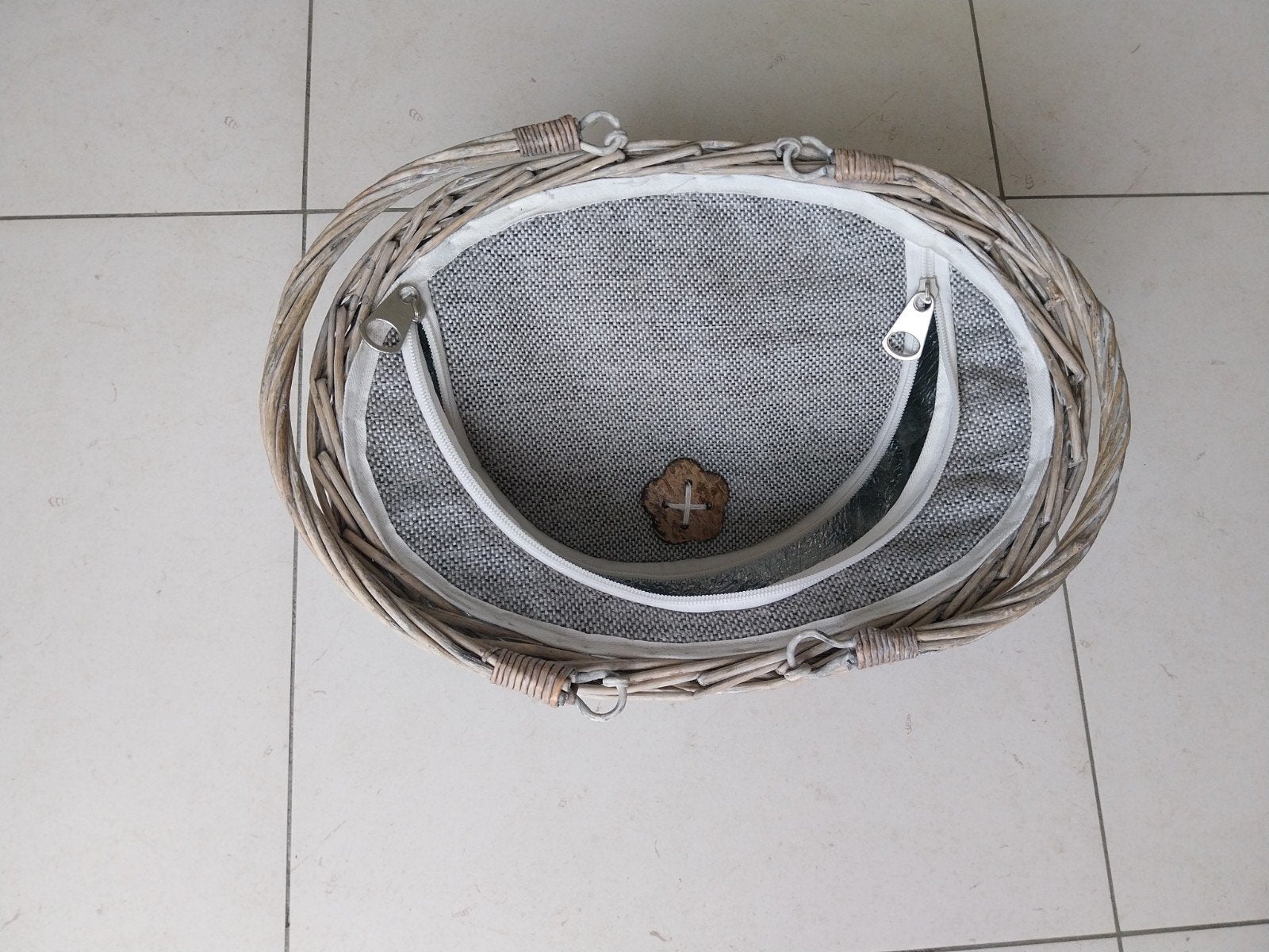 Picknick mandje met koeltas, Huis en Inrichting, Woonaccessoires | Kransen, Ophalen