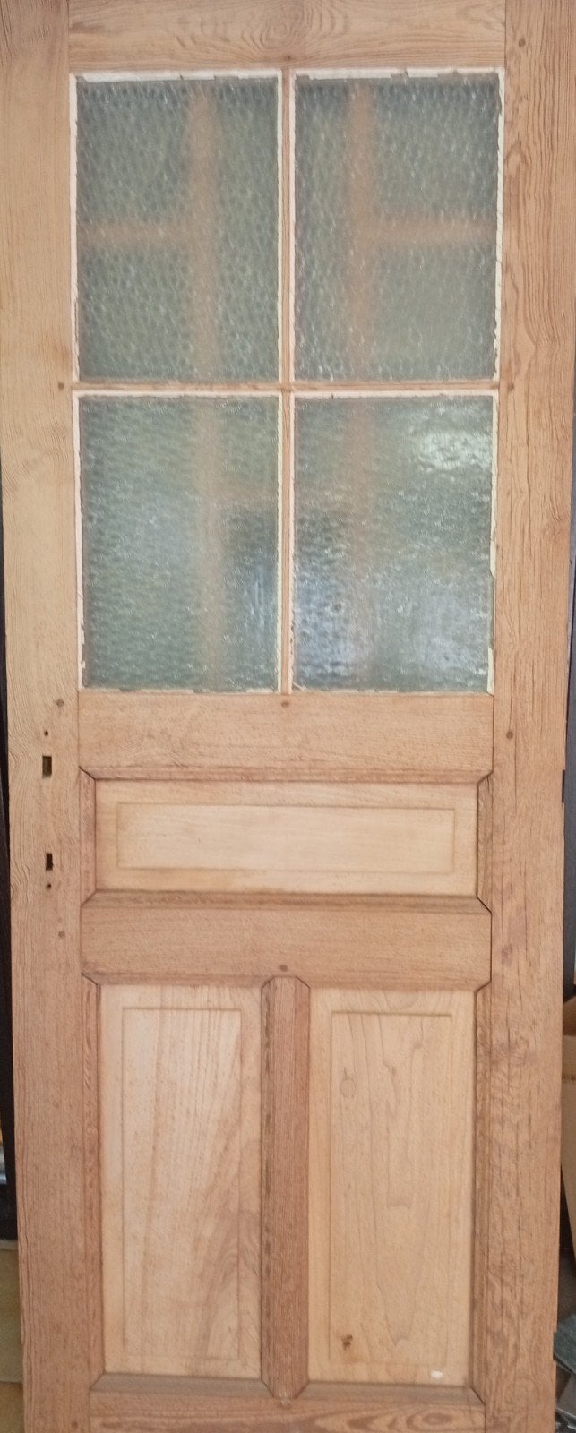 2 houten binnendeuren, Doe-het-zelf en Bouw, Ophalen, Gebruikt, 80 tot 100 cm, Binnendeur