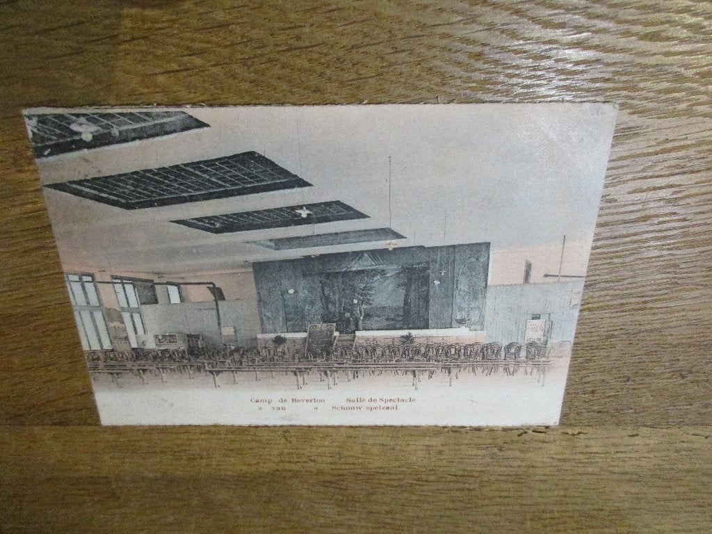 POSTKAART CAMP DE BEVERLOO SCHOUWSPELZAAL 1921, Verzamelen, Verzenden, 1920 tot 1940, Gelopen, Limburg