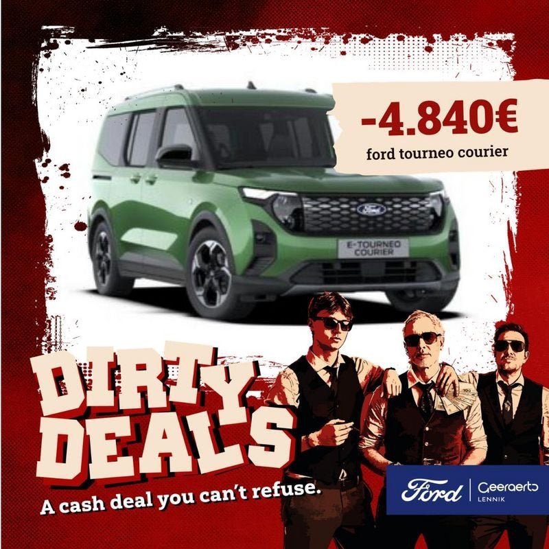 Ford Tourneo Courier BEV 43 kWh Active, Auto's, 136 pk, 5 zetels, Nieuw, 292 km
