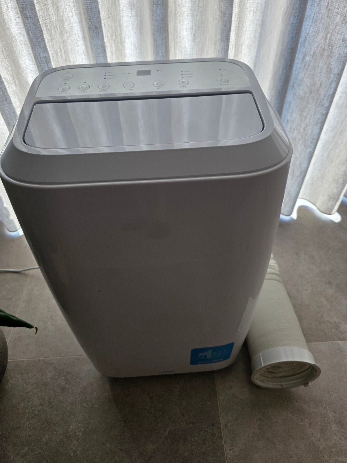 Eurom Coolsilent 90 Mobiele Airco Wifi 9000 BTU Extra still, Elektronische apparatuur, Airco's, Ophalen, Gebruikt, Minder dan 60 m³