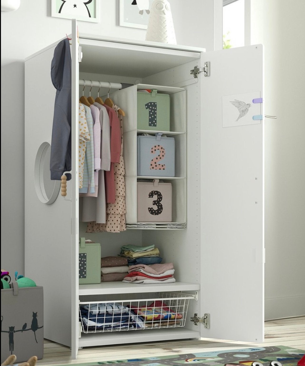 2 Armoires ikea, Comme neuf, Enlèvement, 50 à 100 cm, 100 à 150 cm