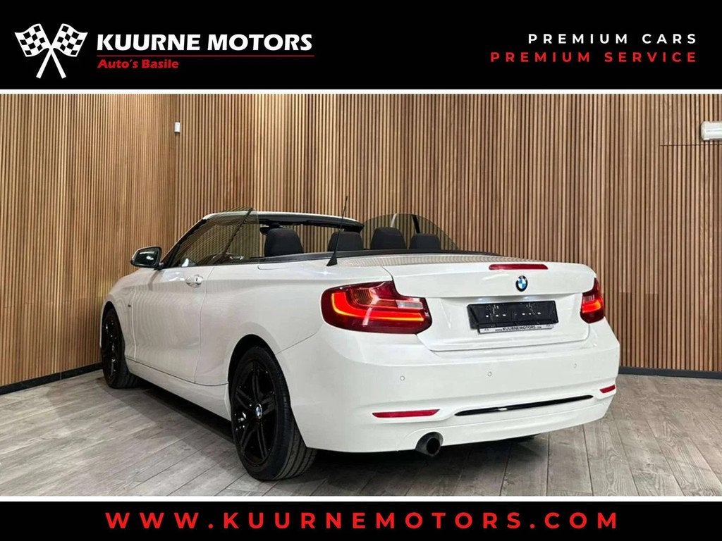BMW 2 Serie 218i Cabrio SportLine Alu17"/Gps/Keyless/Pdc/Xen, Autos, 100 kW, https://public.car-pass.be/vhr/5a14a0ba-4351-477f-87d6-a0c38b54f583