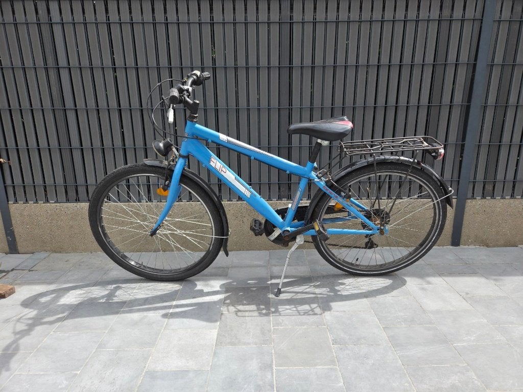 kinderfiets 24 inch, Fietsen en Brommers, 20 inch of meer, Gebruikt, Velgrem, Ophalen