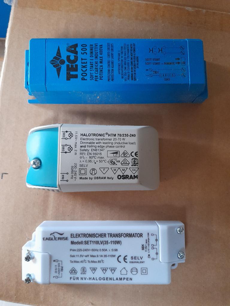 transfo's, dimmers, verliesstroomschakelaar, etc, Enlèvement ou Envoi, Utilisé, Autres types