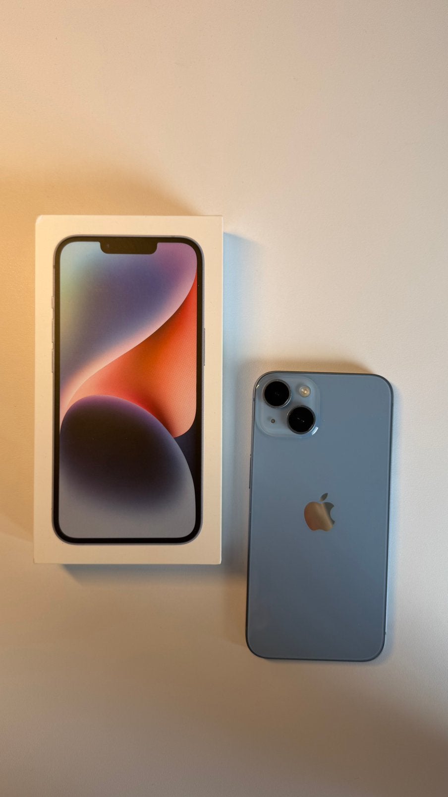 Apple iPhone 14 bleu 128gb - bon état, 128 GB, Enlèvement, Utilisé, Bleu
