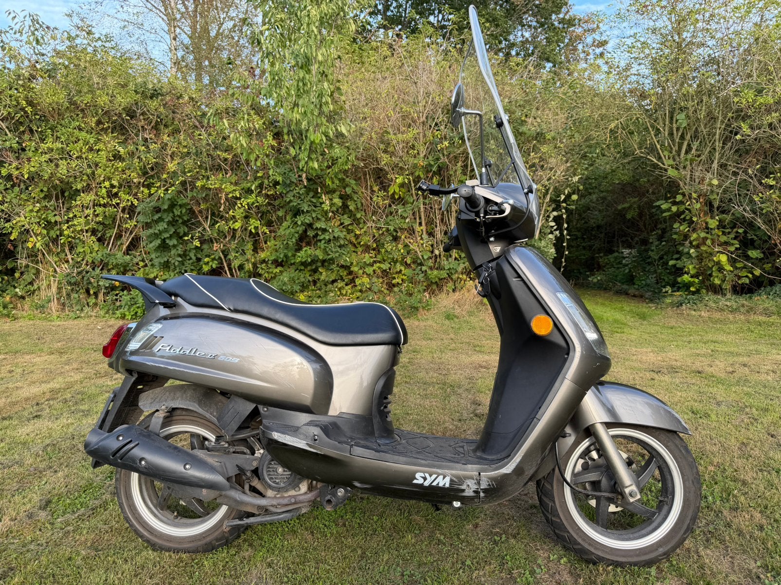 Sym Fiddle II 50 cc - A klasse - 3.892 km, Fietsen en Brommers, Scooters | SYM, Ophalen, Gebruikt, Klasse A (25 km/u), Benzine