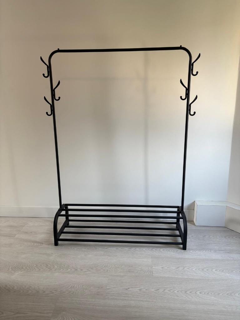 3 x Kledingrek, Huis en Inrichting, Ophalen, Zwart, Zo goed als nieuw, 120 cm