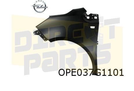 Opel Meriva (7/10-3/17) voorscherm Links Origineel! 93167923, -, Verzenden, -, Opel