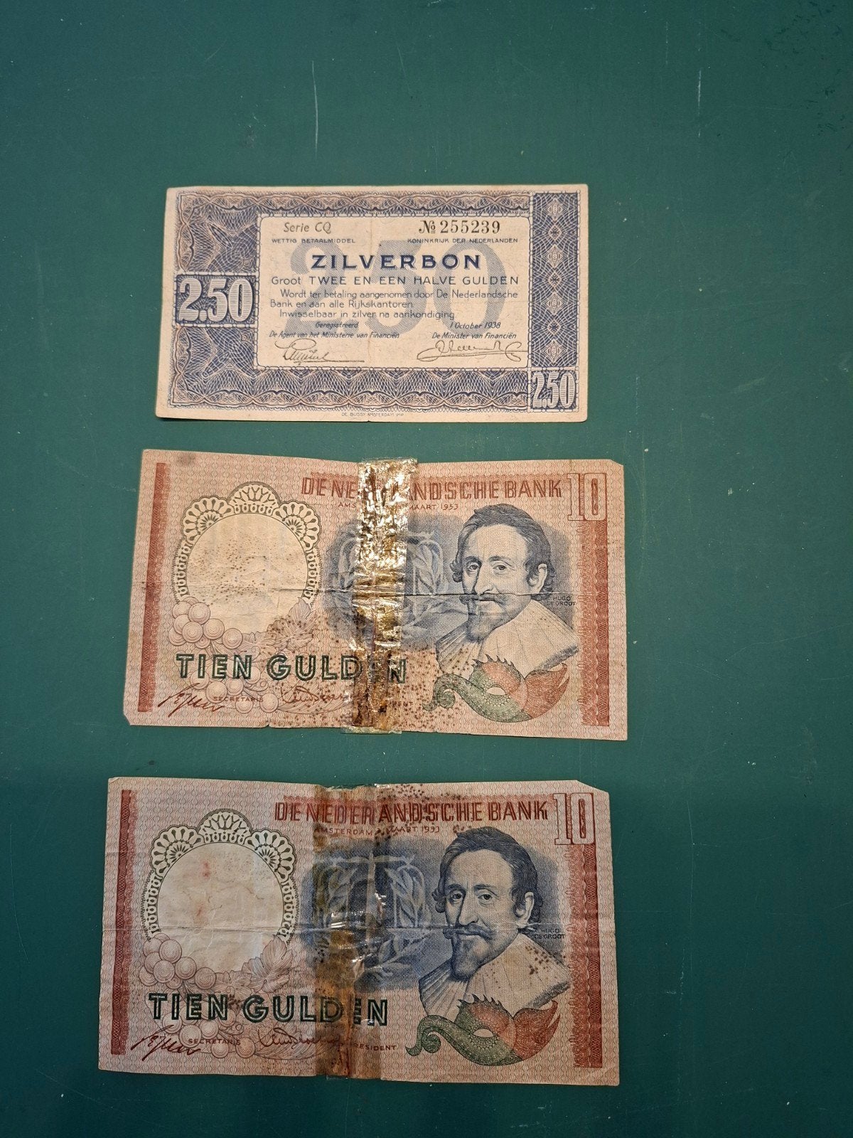 Lot Nederlandse bankbiljetten, Ophalen of Verzenden, 5 gulden