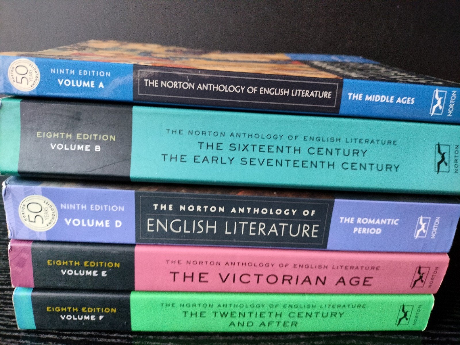 The Norton Anthology: English Literature Volumes:  A-B-D-E-F, Ophalen of Verzenden