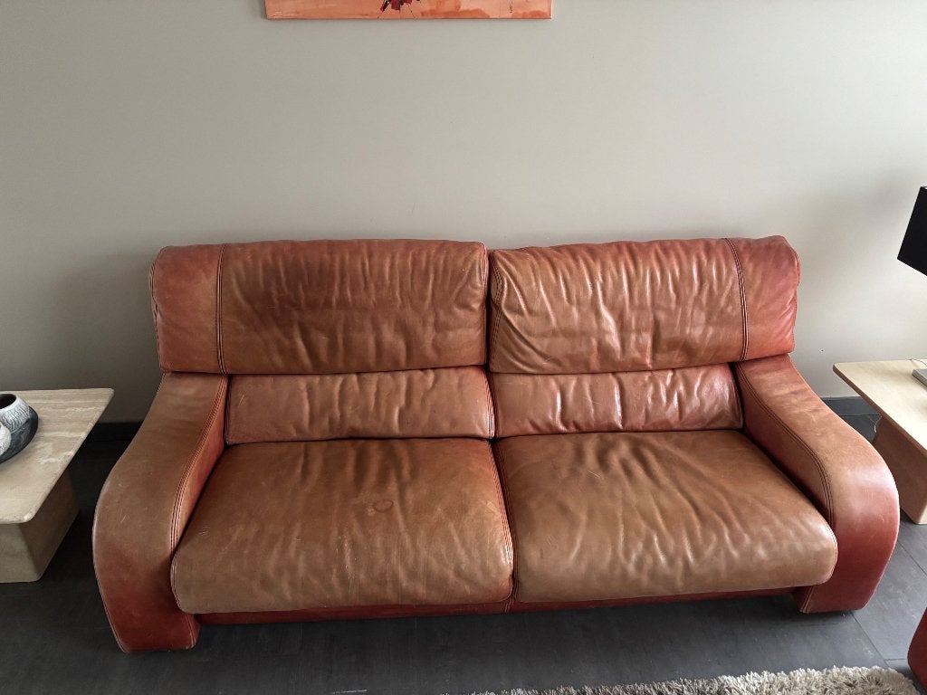Gratis zetel, Ophalen, Gebruikt, Rechte bank, Leer