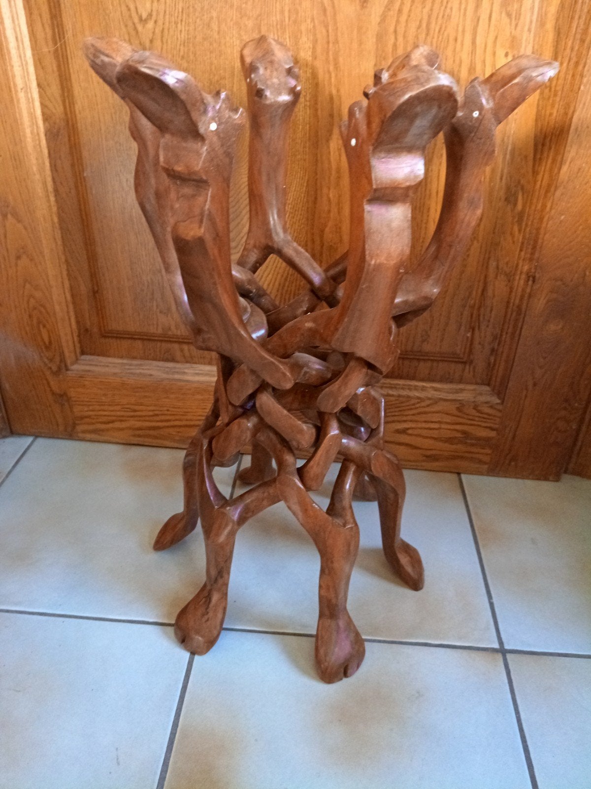 staander, Antiquités & Art, Art | Sculptures & Bois, Enlèvement, Bois
