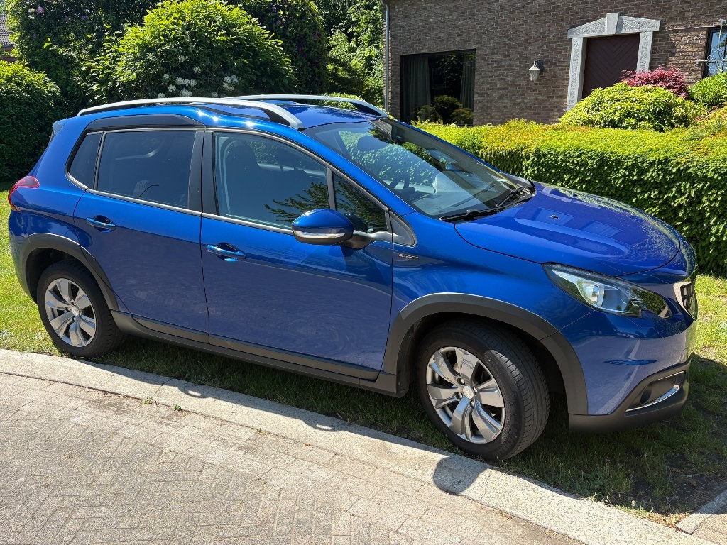 TOP Peugeot 2008 automaat, Auto's, Peugeot, Stof, Blauw, 5 zetels, Particulier