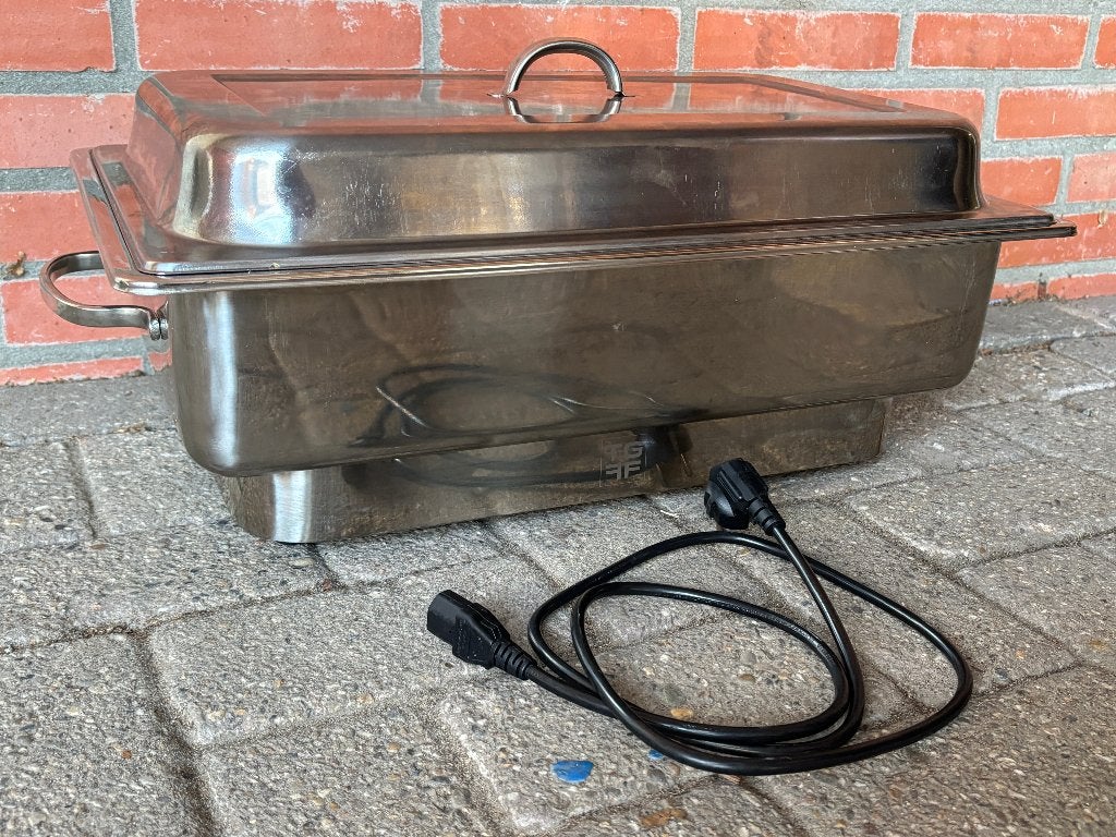 au bain marie electrisch - chafing dish - gastronoom, Ophalen of Verzenden, Gebruikt, Overige typen