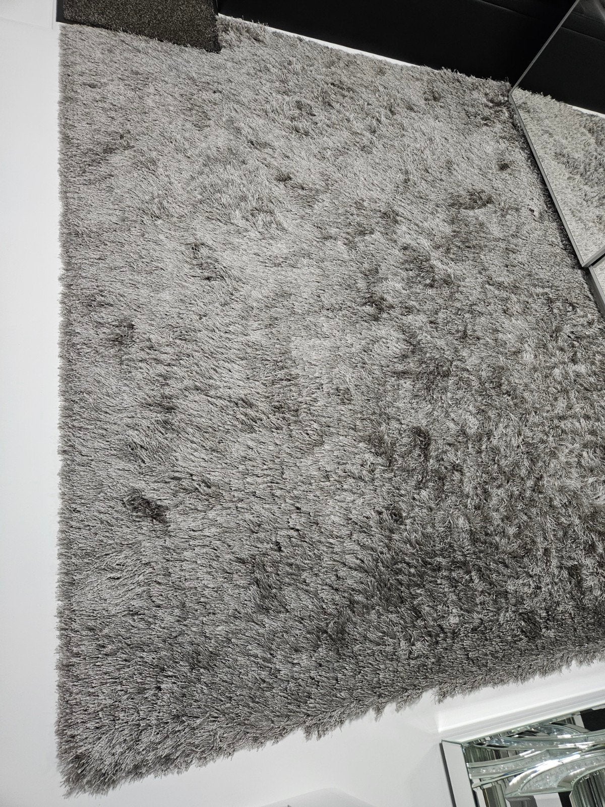 tapis a poil long Merinos pailleté, Enlèvement, Utilisé, Beige