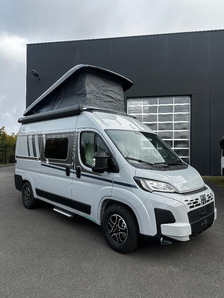 Carado Hymer Cv 540 Pro slechts 5m40, Caravans en Kamperen, Mobilhomes, Automaat, Buscamper of Camperbus, Ringverwarming, Fiat