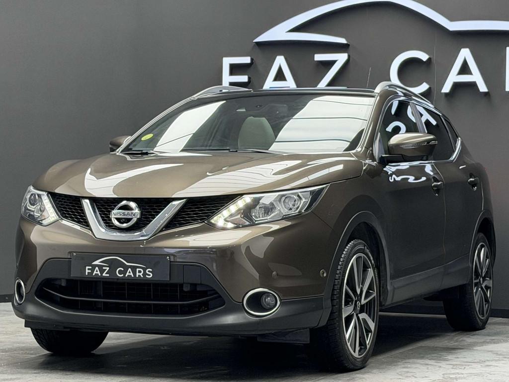 Nissan QASHQAI 1.5 dCi 2WD Tekna * 1ER PROP + T.PANO + CAMER, Auto's, Voorwielaandrijving, Euro 5, Gebruikt, Beige