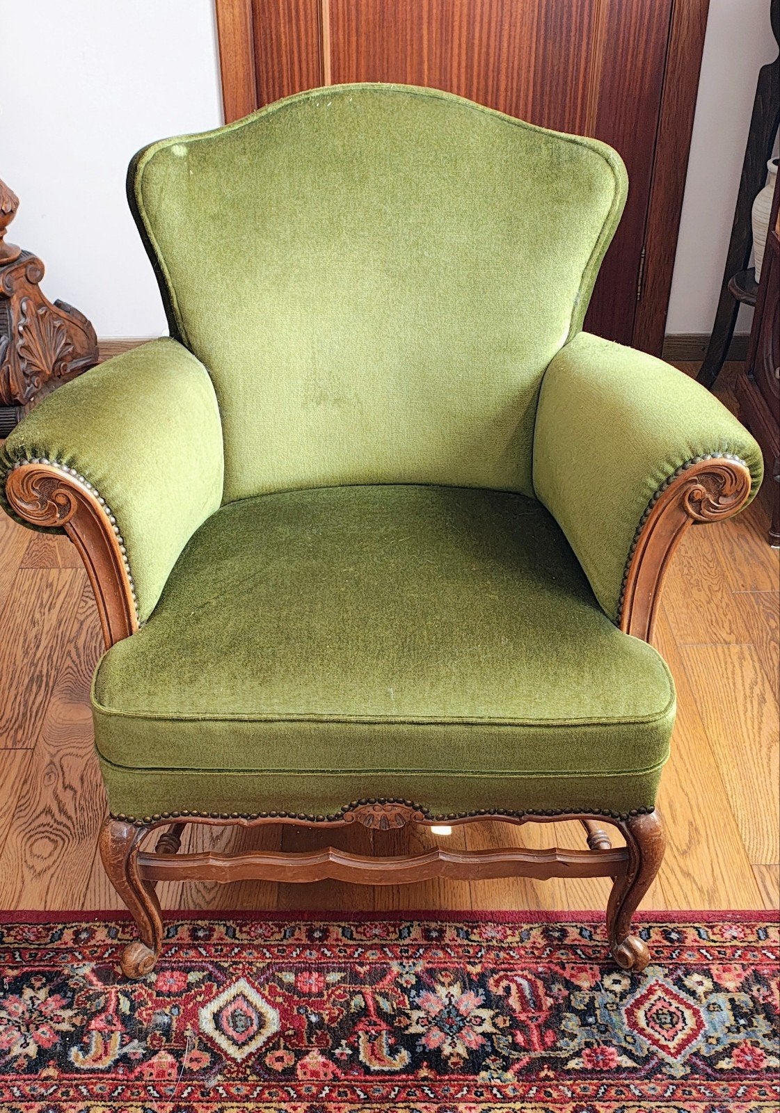 Magnifique ensemble vintage : 1 fauteuil classique + 2 faute, Enlèvement