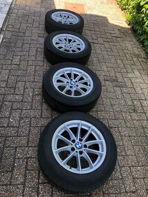 Jantes Bmw d'origines X3/X4 (F25/26), Pneus hiver, 17 pouces, Enlèvement, Utilisé